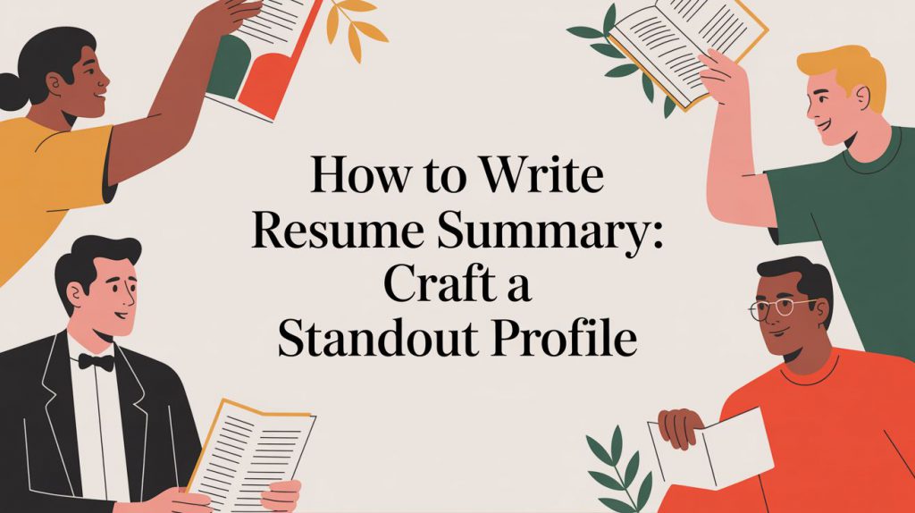 How to write resume summary: Craft a standout profile – Gainrep Blog