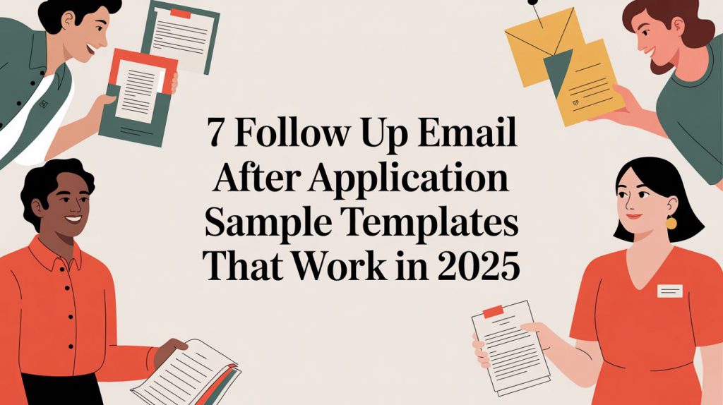7 Follow Up Email After Application Sample Templates That Work in 2025 ...