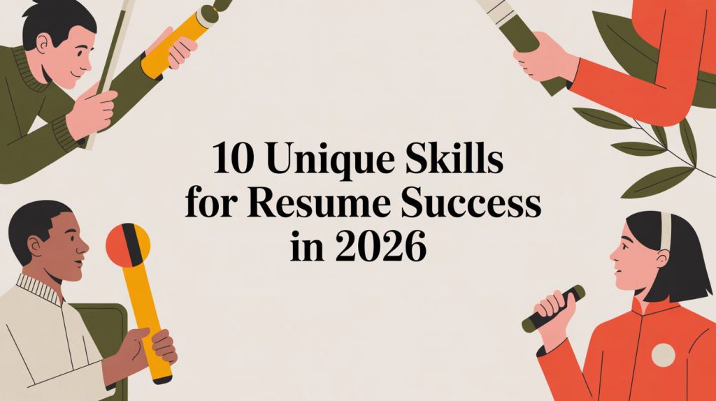 10 Unique Skills for Resume Success in 2026 – Gainrep Blog